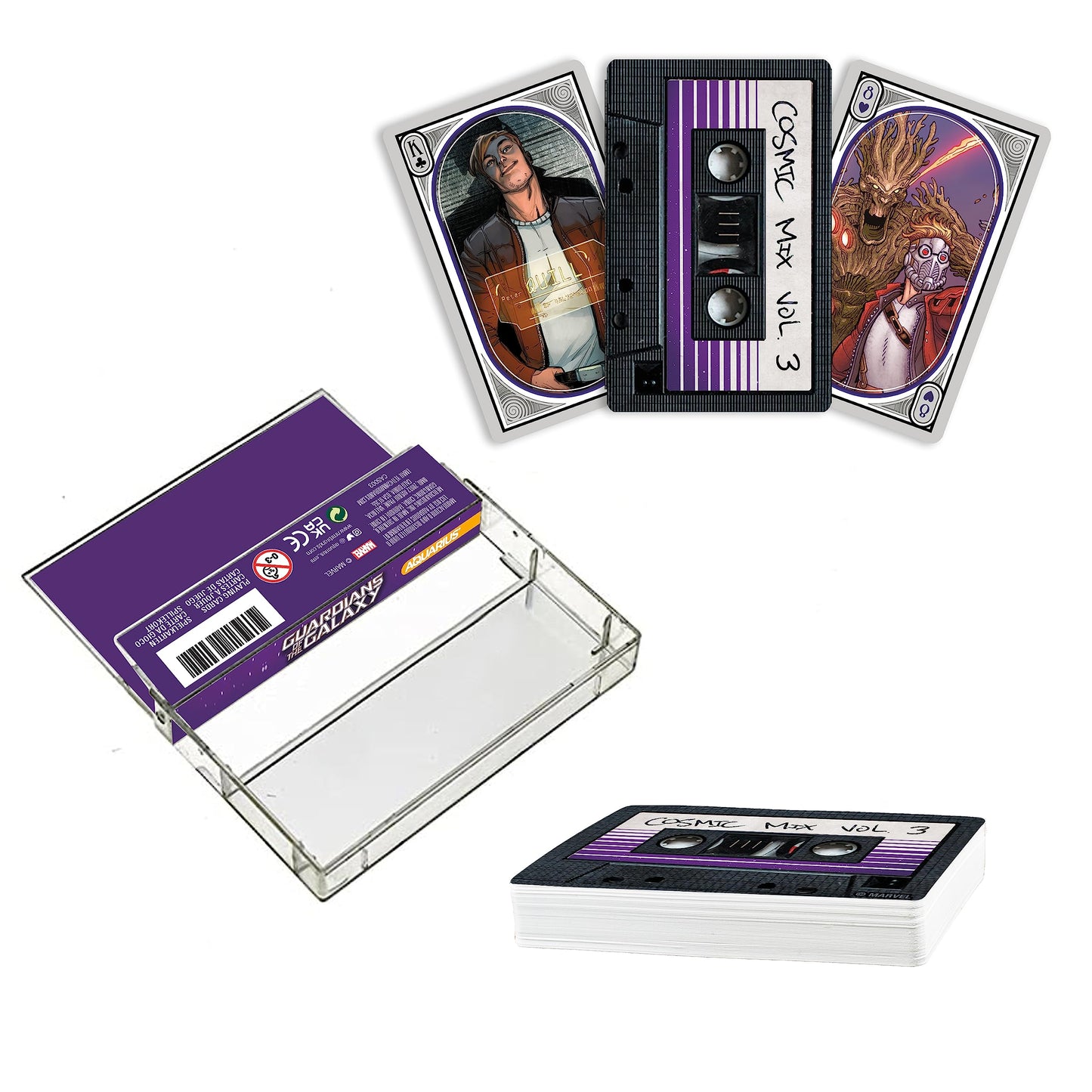 Marvel Guardians Of The Galaxy Cassette Playing Cards