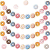 Chinco 4 Pcs Donut Birthday Party Banners Donut Supplies Decorations Doughnut Grow Party Hanging Swirl Paper Cutouts Garland Kit