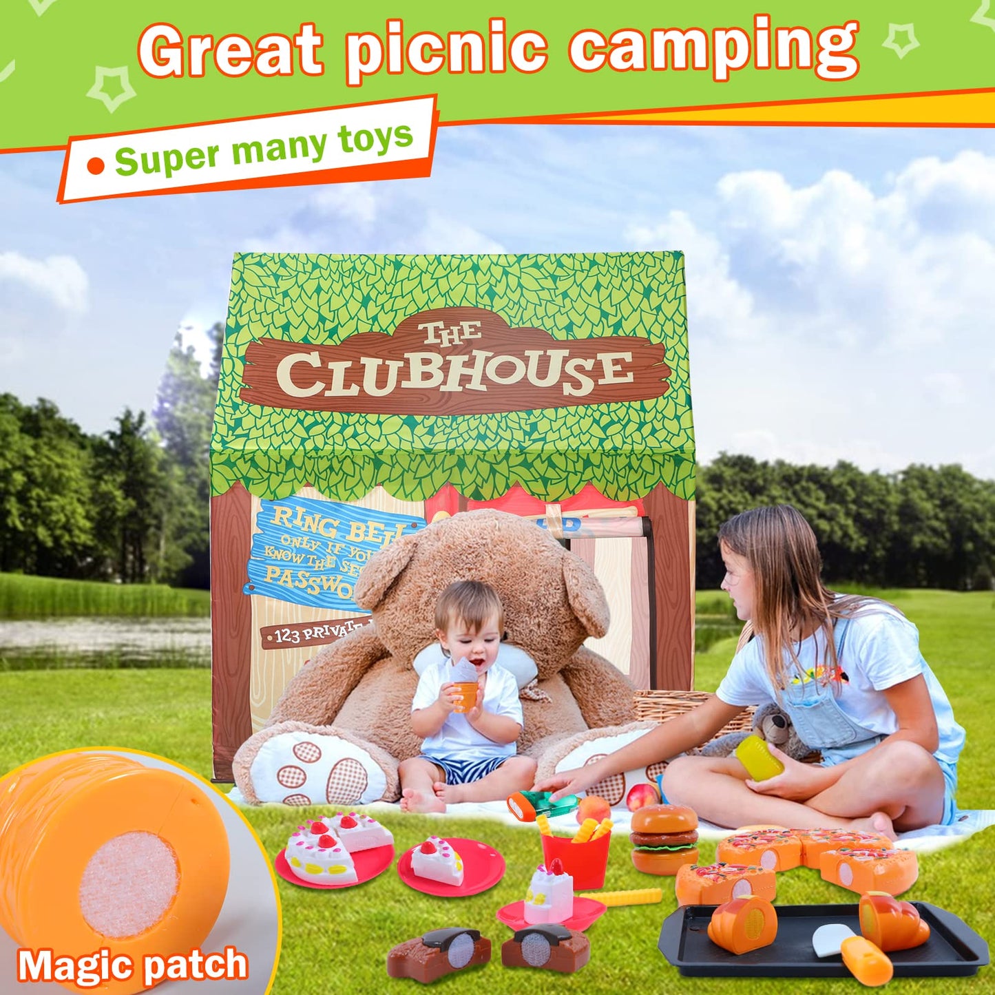 Swehouse Kids Play Tents For Boys Tent For Kids Indoor And Outdoor Tent Boys And Girls Toys Children Indoor Playhouse For Kids Gifts For Christmas Birthday (Kids Tent With Toys)