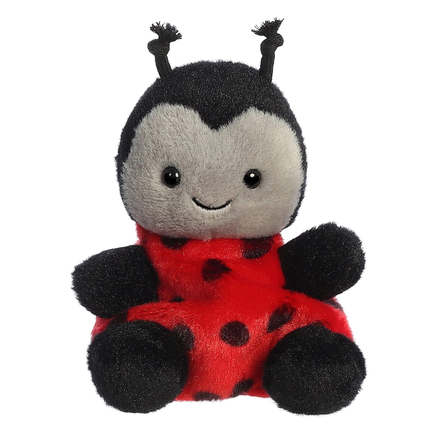 Aurora® Adorable Palm Pals™ Lil Spots Ladybug™ Stuffed Animal - Pocket-Sized Play - Collectable Fun - Red 5 Inches