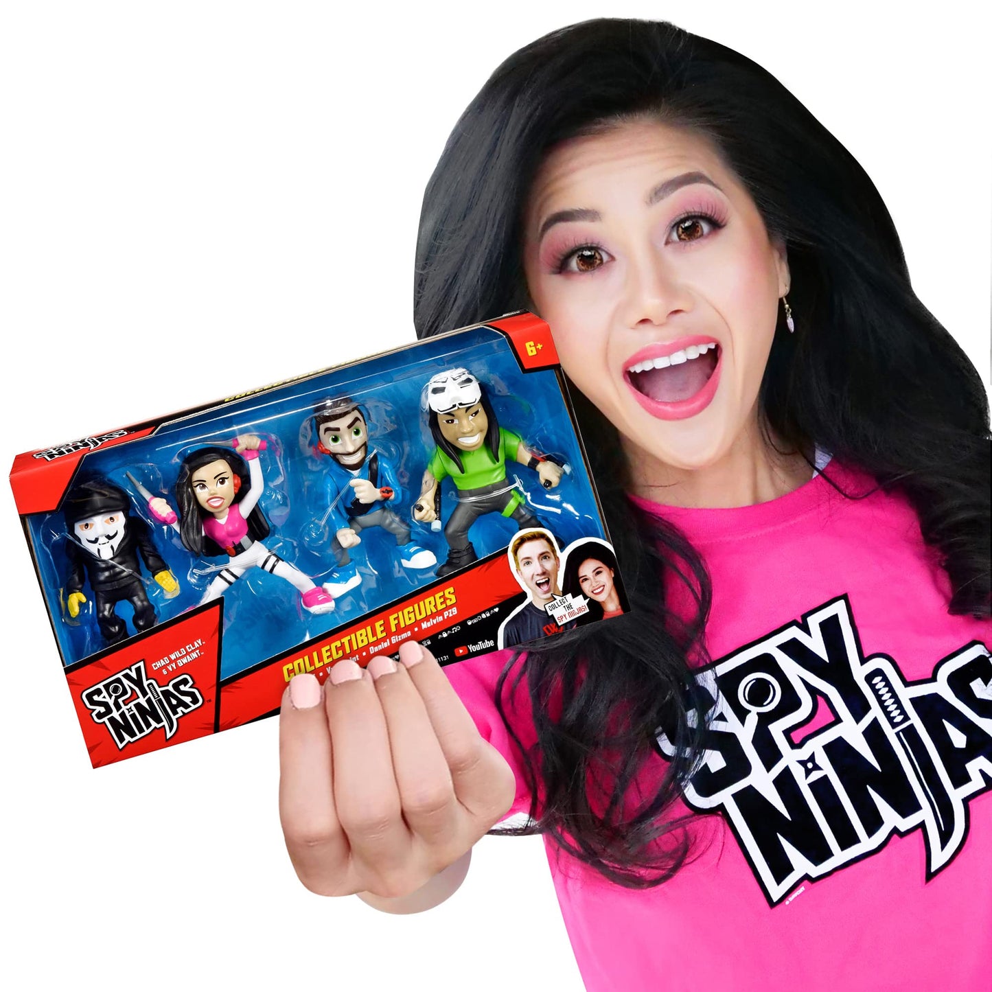 Spy Ninjas Collectible Figure 4-Pack With Vy, Multicolor, (41131)