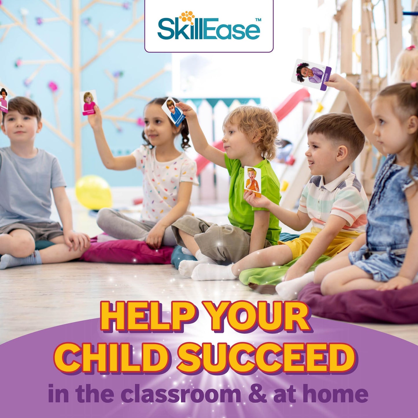 Skillease Exploding Emotions Flashcards And Game: 2 In 1, Hilarious Family Fun Game, Social Emotional Learning, Emotion And Feeling Cards For Kids, Teaches Social Skills, Autism Game For Therapy