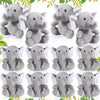 Jenaai 12 Pcs Mini Elephant Stuffed Animals 4 Inches Small Cute Soft Forest Plush Elephant Toys For Boys Girls Baby Shower Decor