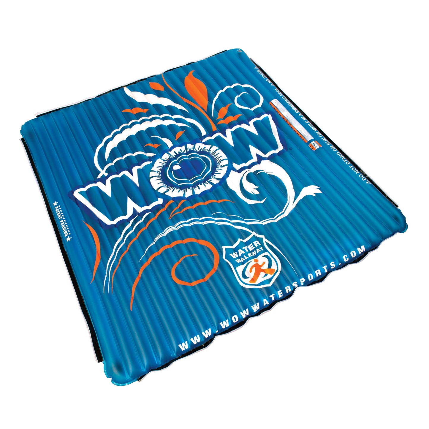 Wow Sports World Of Watersports Water Walkway 6 X 6 Feet Blue Inflatable Walkway, 14-2080