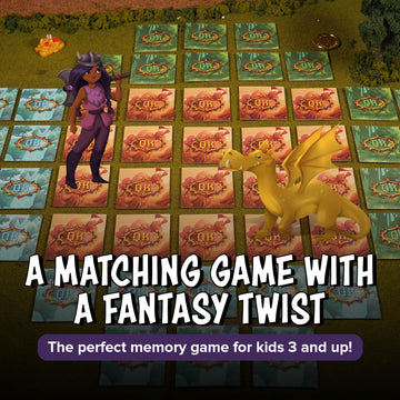 The Quest Kids - Matching Adventure Memory Game, Matching Games for 3 Year Olds and Up, Fantasy-Inspired Strategy and Concentrat