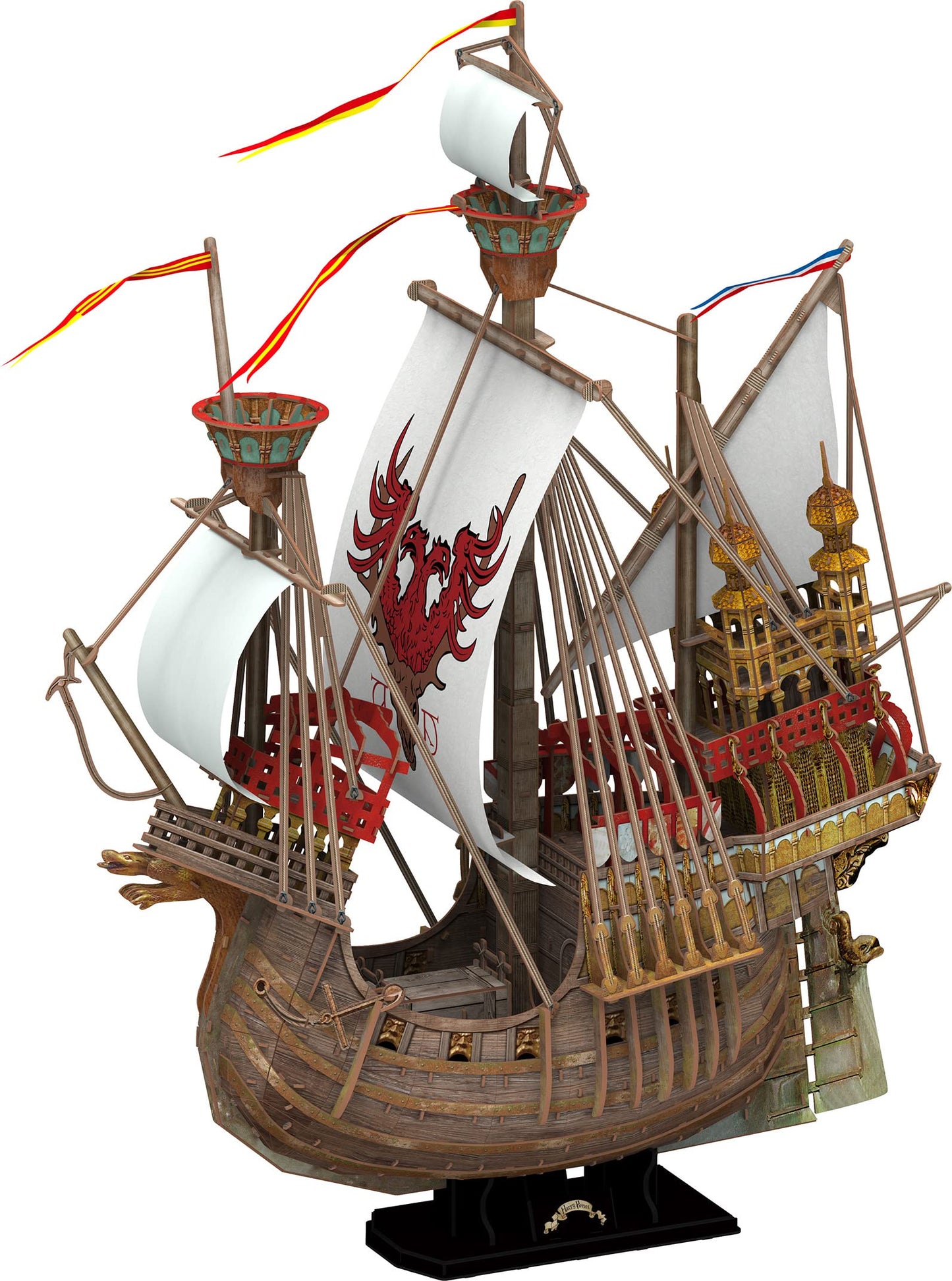 4D Cityscape Time Puzzle 4D Cityscape Harry Potter 3D Paper Puzzles (The Durmstrang Ship Paper Puzzle) (3D Puzzle: Harry Potter The Durmstrang Ship (Large Size))