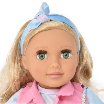 Gift Boutique 18 Inch Girl Doll, Fashion Doll With Fine Blond Hair For Styling Clothes Shoes And Accessories Princess Doll For Girls And Kids