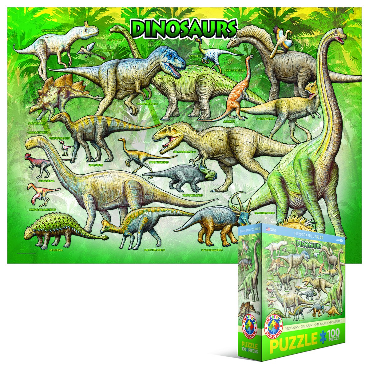Dinosaurs 100 Piece Jigsaw Puzzle
