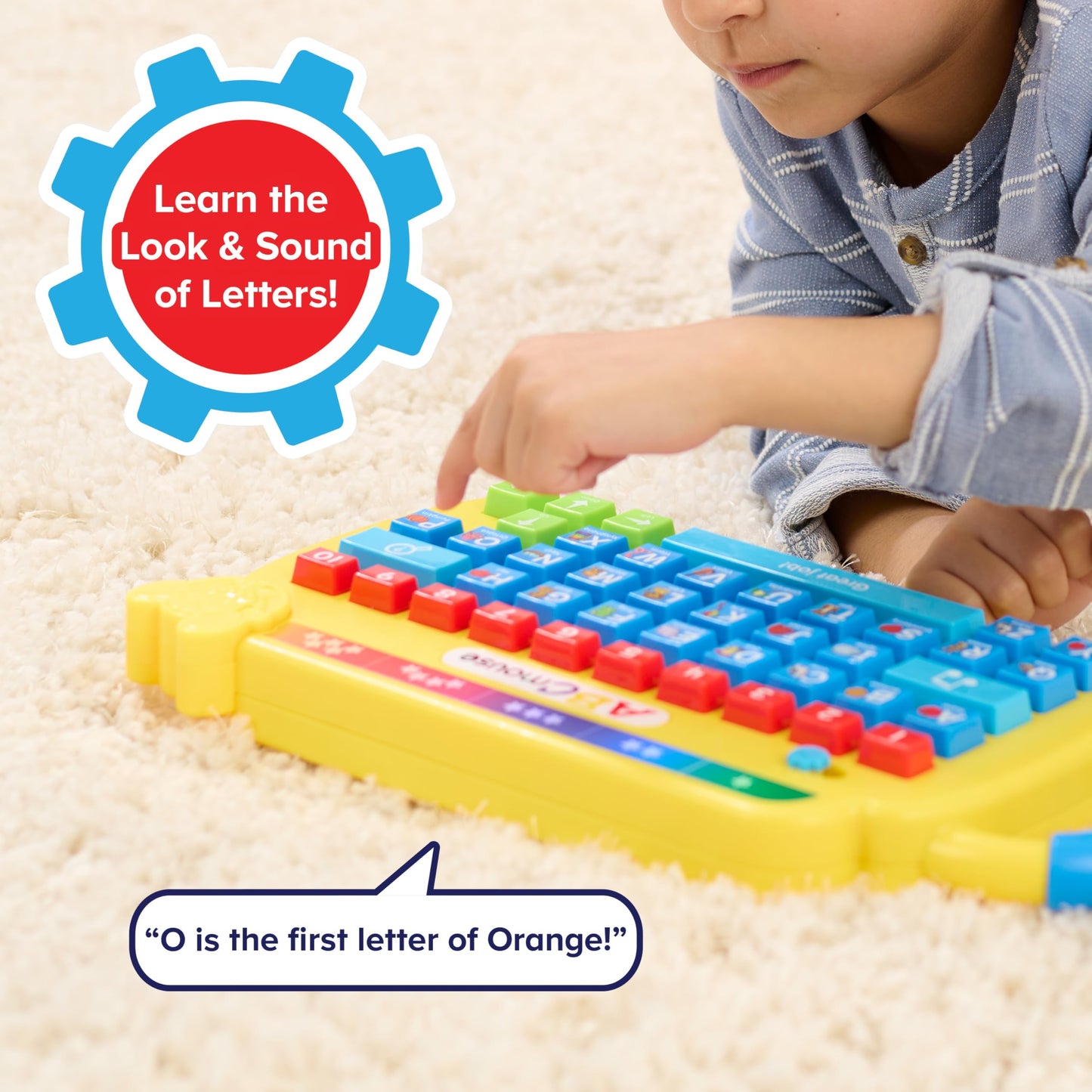 Abcmouse®, Level-Up Learning Keyboard, 3 Learning Modes, Learning And Education, Pretend Play, Kids Toys For Ages 3 Up By Just Play