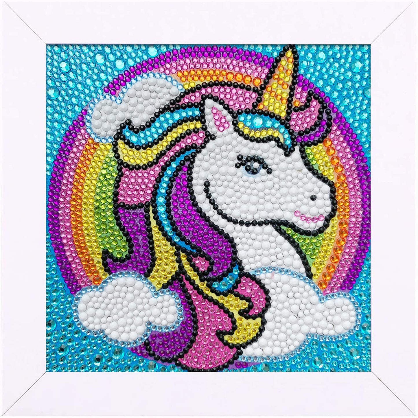 Craftoy 5D Diamond Painting Kits For Kids 71Aa X 71Aa Wooden Frame Diamond Arts And Crafts For Kids Mosaic Gem Stickers By Numbe