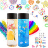 Vmnlooking Sensory Bottles Kits Supplies Sensory Toys For Toddlers1-3, Calm Down Corner Supplies With Glitter, 2 Containers(2Xl)