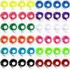 CCINEE 48 Pcs Magic Twisty Worm Toys, Fuzzy Worms on a String, Medium, 12 Colors, Fun Party Favors for Kids and Cats