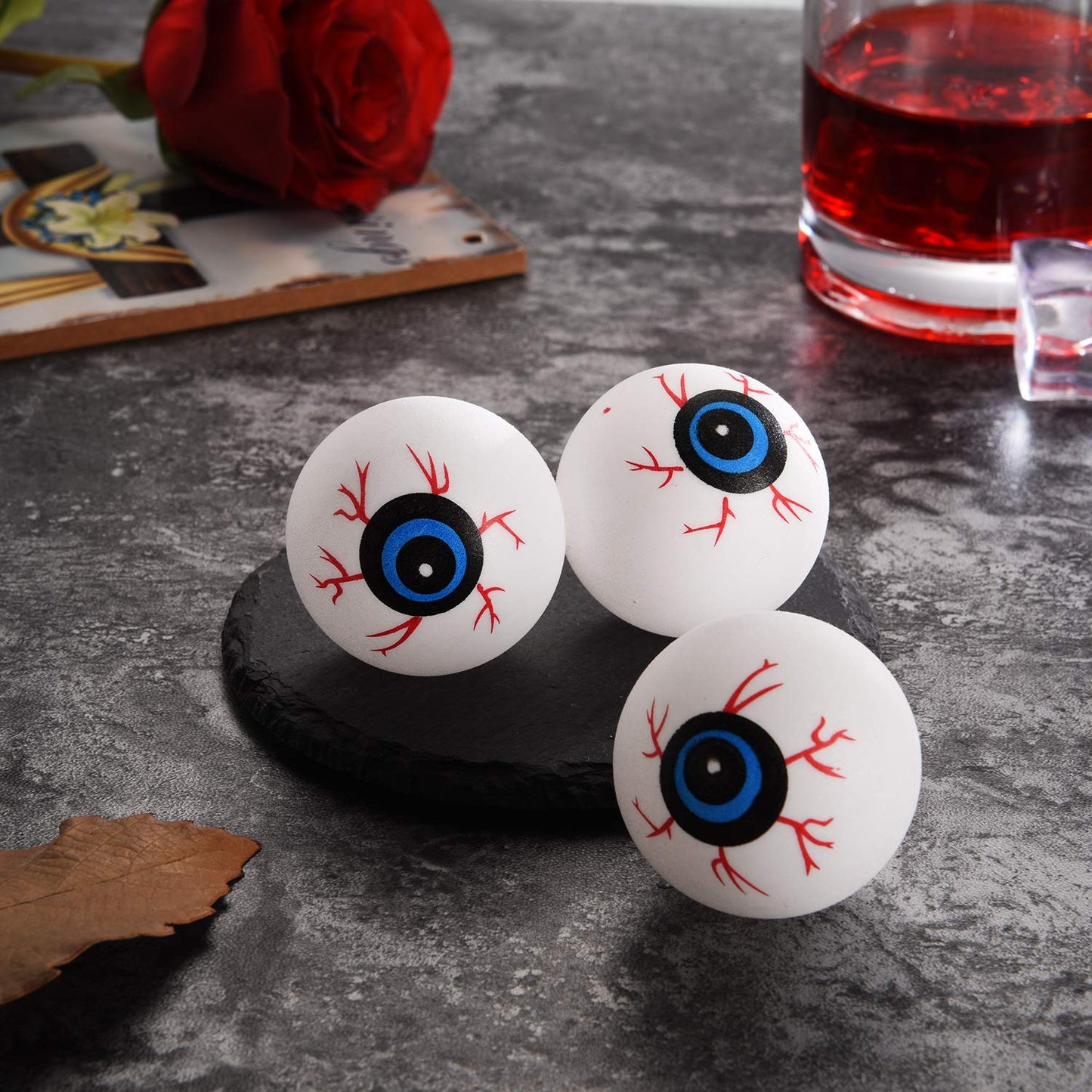Boao 20 Pieces Halloween Eyeballs Plastic Scary Eyeballs Halloween Skeleton Eyeballs Horror Props For Halloween Party Decorations