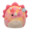 Squishmallows Original 16in Trinity The Winking Pink Tie-Dye Triceratops - Official Jazwares Plush (Large)