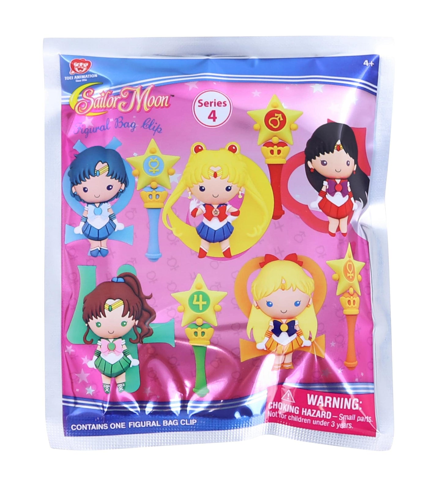 Sailor Moon Series 4 3D Foam Bag Clip One Random
