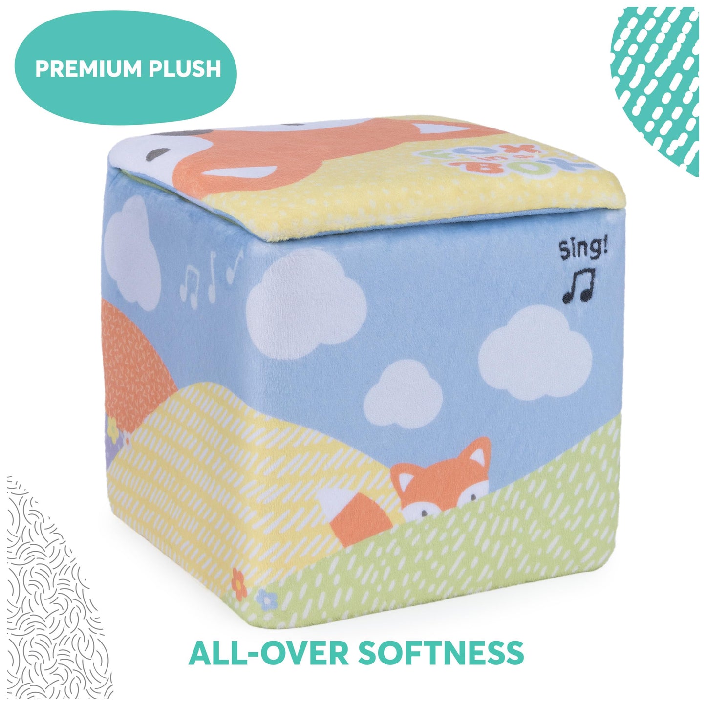 Baby Gund Fox In A Box, Animated Plush Activity Toy For Babies And Infants, Ages 0 And Up, Multicolor