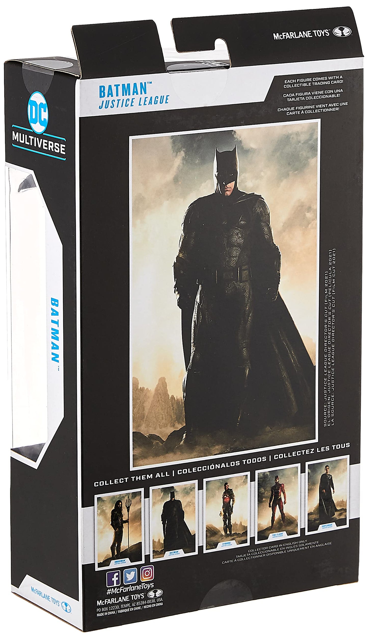 Mcfarlane Toys Dc Justice League Movie Batman 7' Action Figure