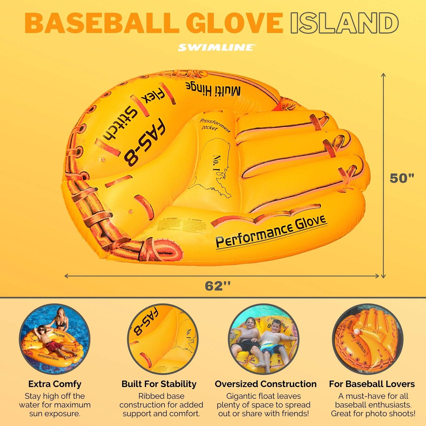 Baseball Glove Float (Pack Of 1)