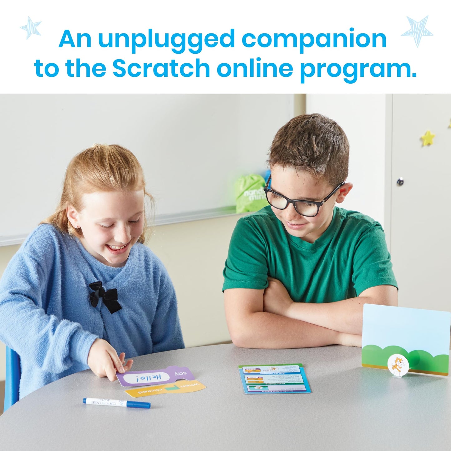 Hand2Mind Scratch Block-Based Coding Student Activity, Learn To Code, Computer Science And Programming For Kids, Stem Activities