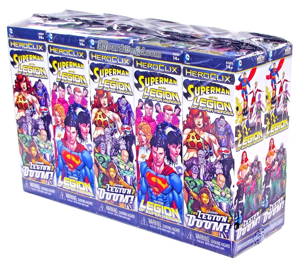 Dc Heroclix: Superman And The Legion Of Super-Heroes 10 Ct. Booster Brick
