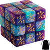 24 Pieces MTG Dice Counters Magic The Gathering Counter Status Tokens Starry Sky D6 Dice Set for MTG Cards Game Night Accessories(Turquoise&Lilac Navy&Purple)