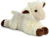 Aurora Mini Flopsie Goat Kid Stuffed Animal - 8.5" White Polyester Plush Toy for Kids and Families