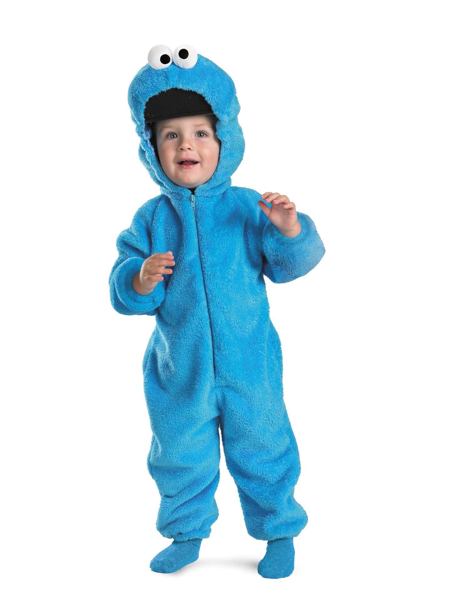 Cookie Monster Dlx Plush - Size: Child L (4-6)