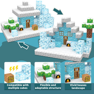 Magnetic Building Blocks For Kids, Toys For Boys & Girls Ages 3-5 6-8 8-12. Stem Learning, Montessori, Fidget, Sensory Cubes, Ma