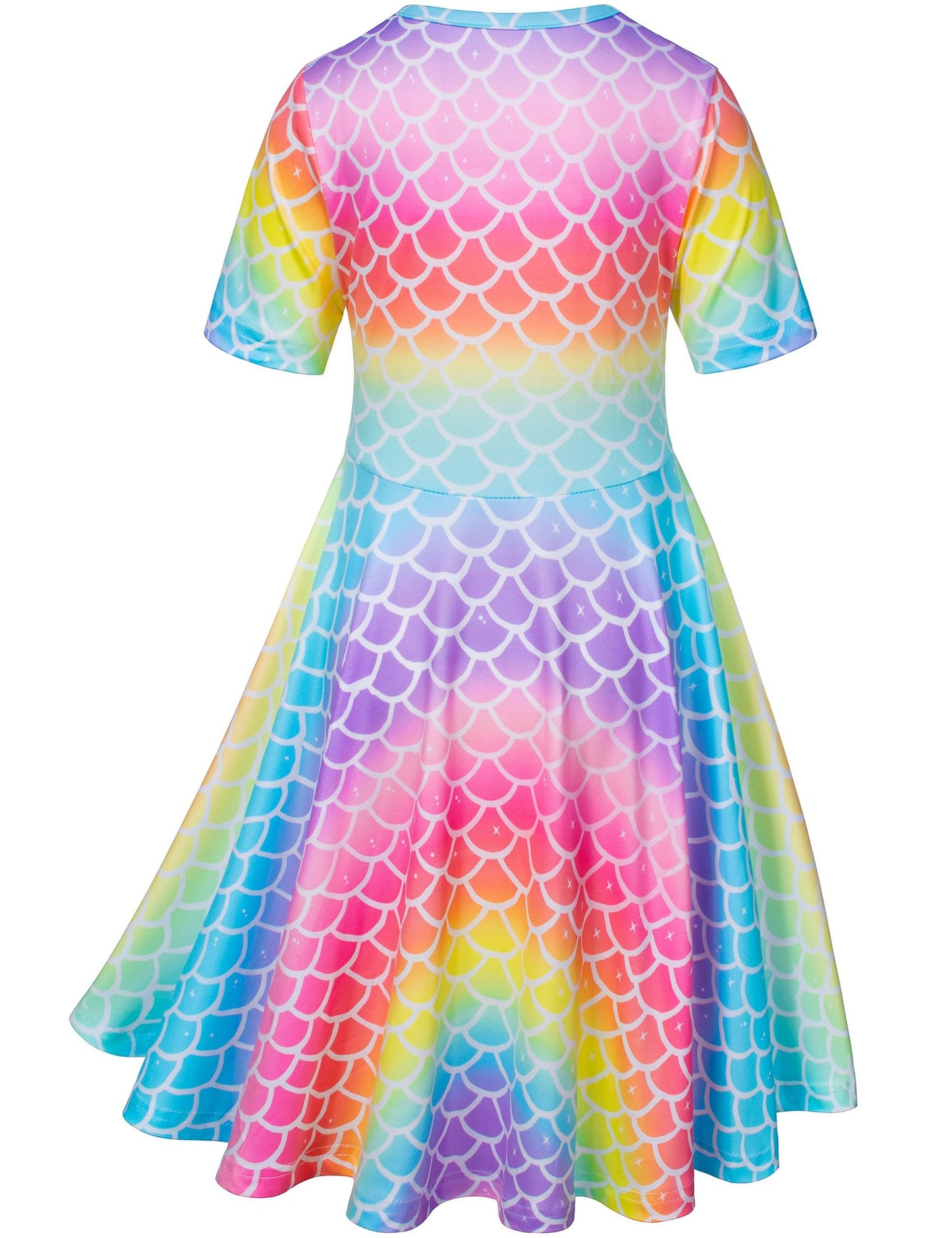 Heone Doll and Girl Matching Nightdress Mermaid Dress Nightgowns Costume for Girl and 18'''' American Girl Doll Clothes(2-140)