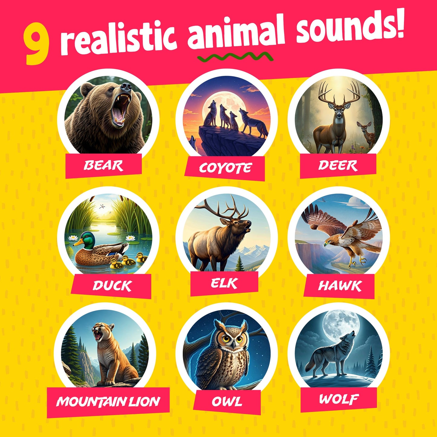 Animal Caller For Kids Rechargeable - Kids Outdoor Toys Gifts - Outdoor Toys For Boys Ages 3 4 5 6 7 Years - Toy For 4 Year Old
