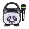 Singimals Kids Karaoke Speaker With Microphone - Unleash Your Child'S Inner Superstar, Bluetooth V5.1, 12H Playtime, 5W Speaker, Multicolor Led Lighting, Bam Bam The Panda