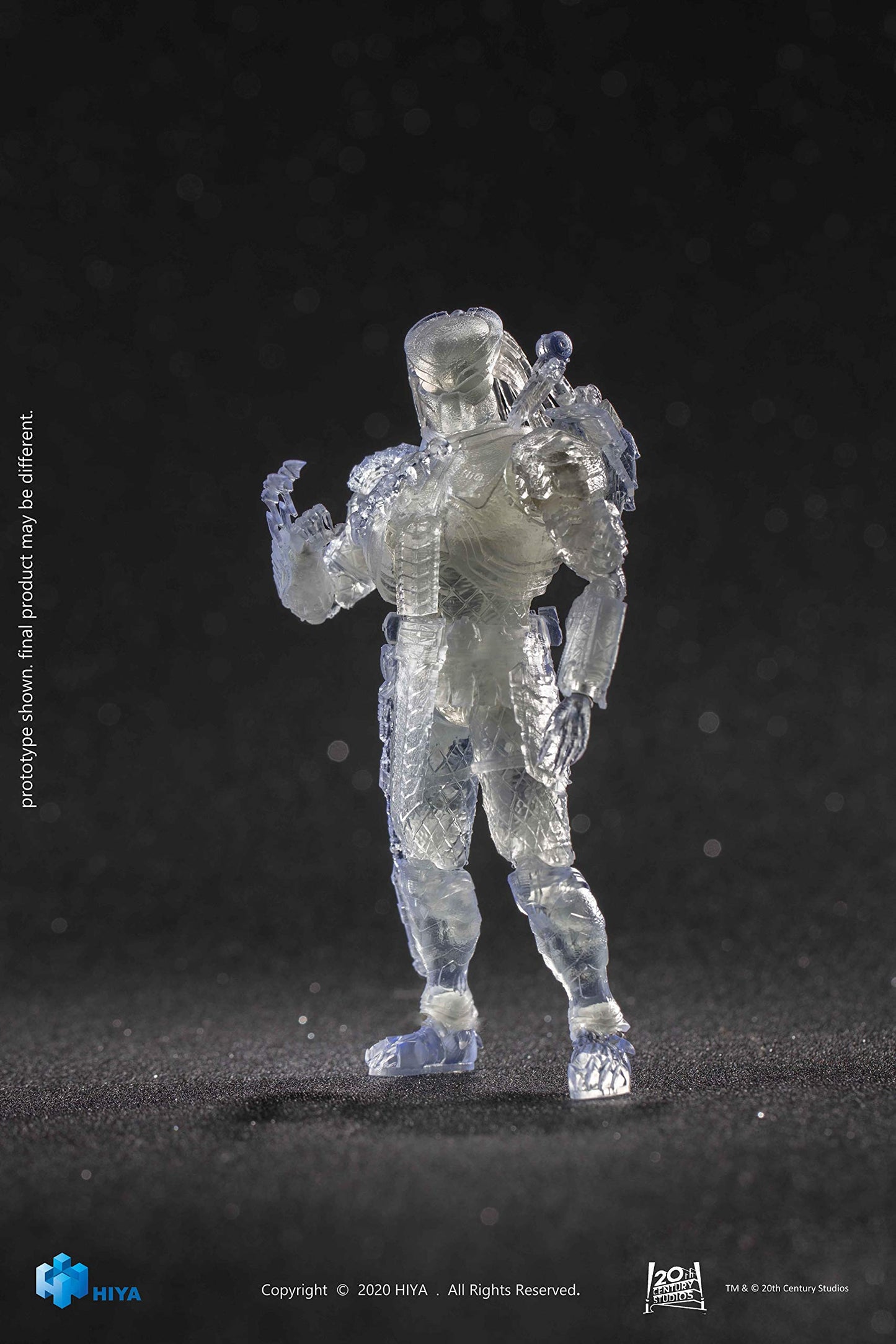 Hiya Toys Alien Vs. Predator: Invisible Scar Predator 1:18 Scale Action Figure, Multicolor