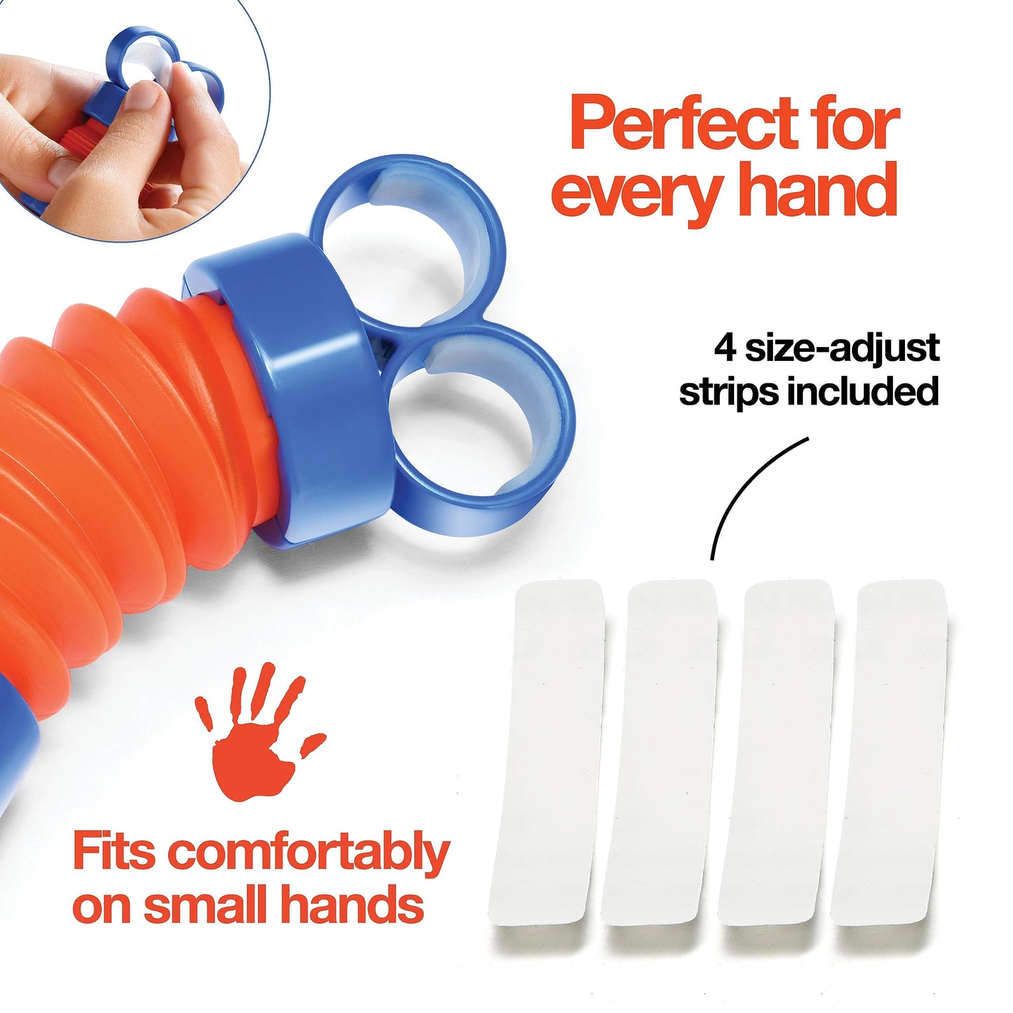 Finger Poppers Fidget Toy For Kids - Hand Exercisers Pop Tube Mini Fidget Toys - Sensory Toy For Girls And Boys - Finger Strengthener And Occupational Therapy Toy Stocking Stuffers - Pack Of 2