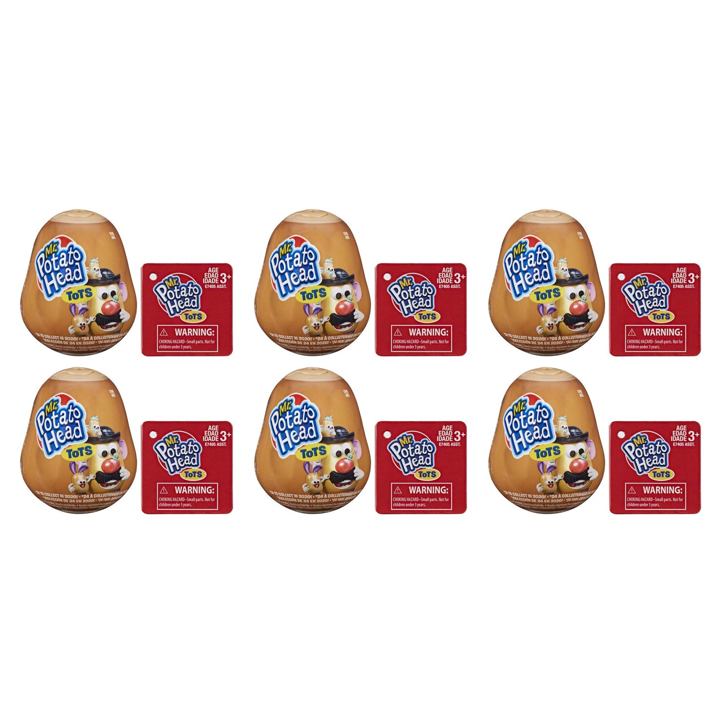 Potato Head Mr Tots Collectible Figures; Mini Collectible Toys For Kids Ages 3 And Up (Any 1 Random Character)