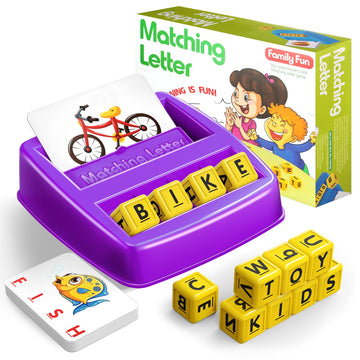 Narrio Educational Toys For 3 4 5 Year Old Girls Boys Gifts, Matching Letter Spelling Games Learning Toys For Kids 2-4 Year Olds, Christmas Birthday Gifts For 3-6 Year Old Girls Toddler Toys Age 2-4
