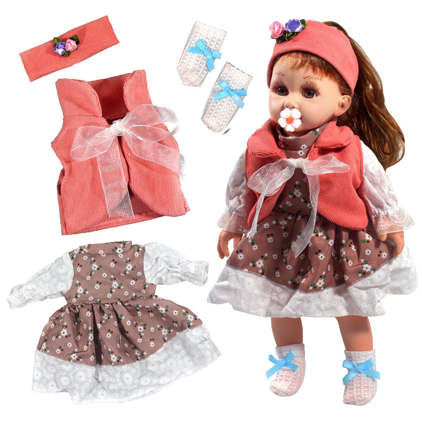 12-16 Inch Baby Doll Clothes | Clothes Gift For Infant | New Born Baby Dolls | 12 Inch Baby Doll | 14 Inch Reborn Doll Clothes F