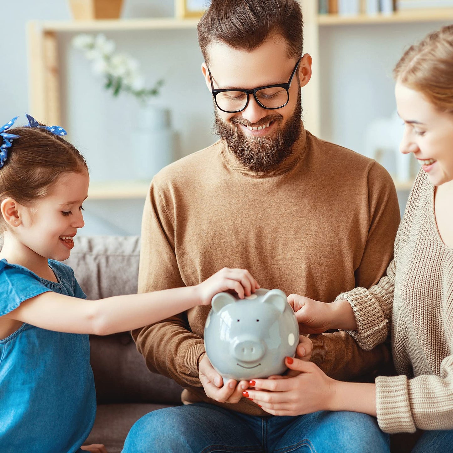 Boao 20 Pieces Piggy Bank Stopper Replacement Piggy Bank Plugs Bulk Rubber Saving Box Stopper(7 Sizes,White)