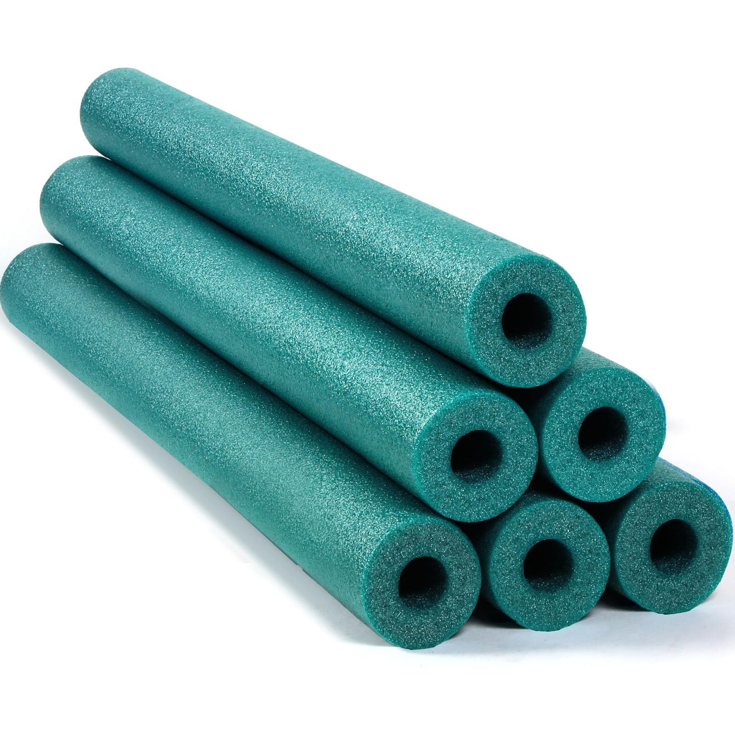 Hanaive 6 Pack Pool Noodles Foam Swim Noodles Christmas Hollow Swimming Pool Noodle Bulk Bright Pool Noodles Floats Heavy Duty F