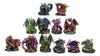 Ebros Medieval Renaissance Set Of 12 Miniature Dragon In Different Poses Fantasy Dungeons And Dragons Mini Scale 2' Tall Decorative Sculptures