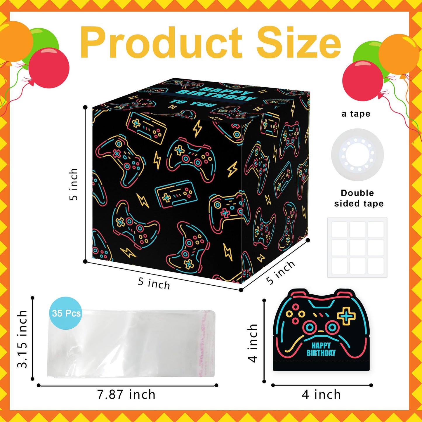 Gamer Birthday Surprise Box Cash, Happy Birthday Money Box For Cash Gift, Surprise Birthday Gift Box For Friends Teens, Money Gi