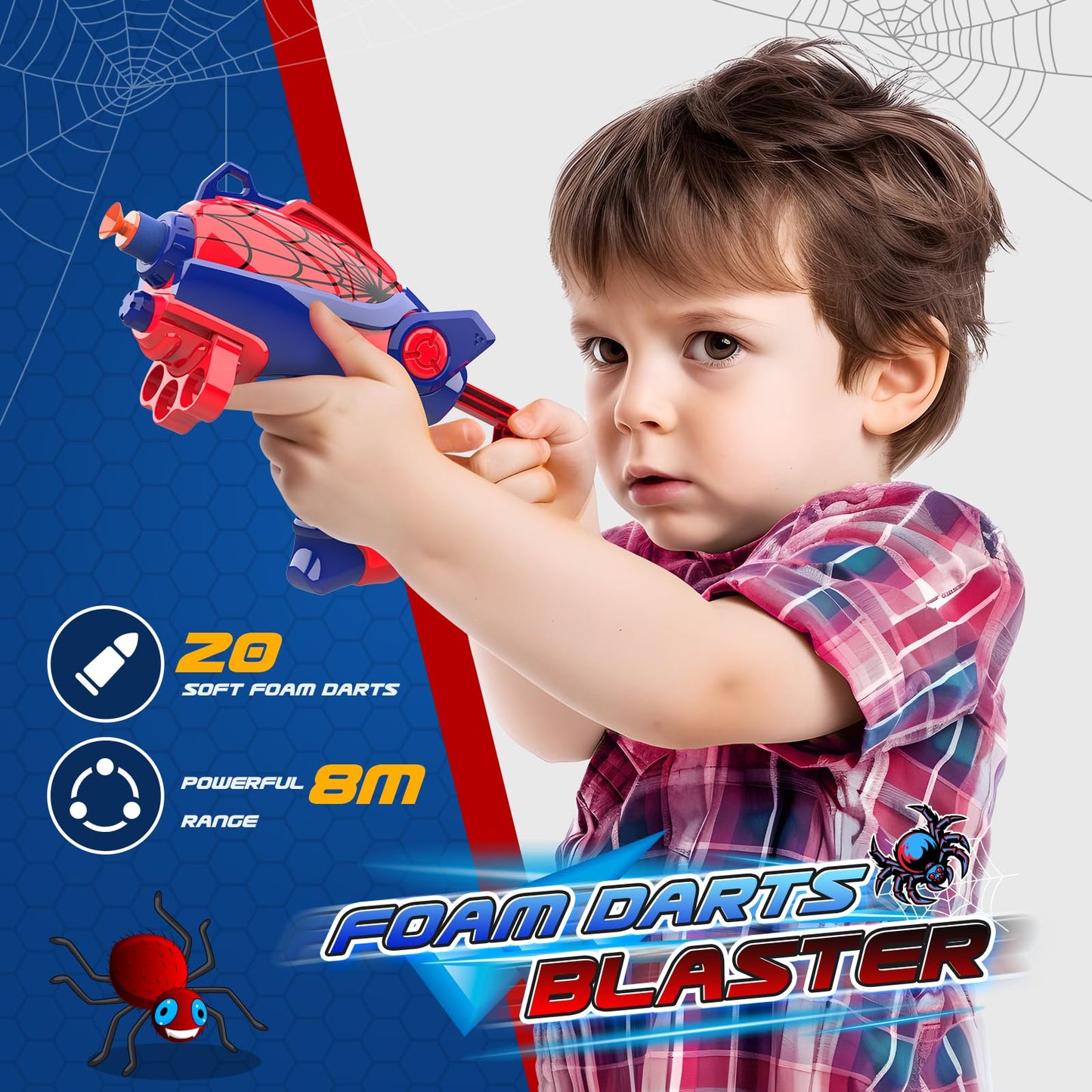 Yeriayha Shooting Toys For 3-12 Year Old Boys With Foam Dart, Shooting Game Toys Gifts For 3 4 5 6 7 8 9 10 11 Years Old Boys Ki