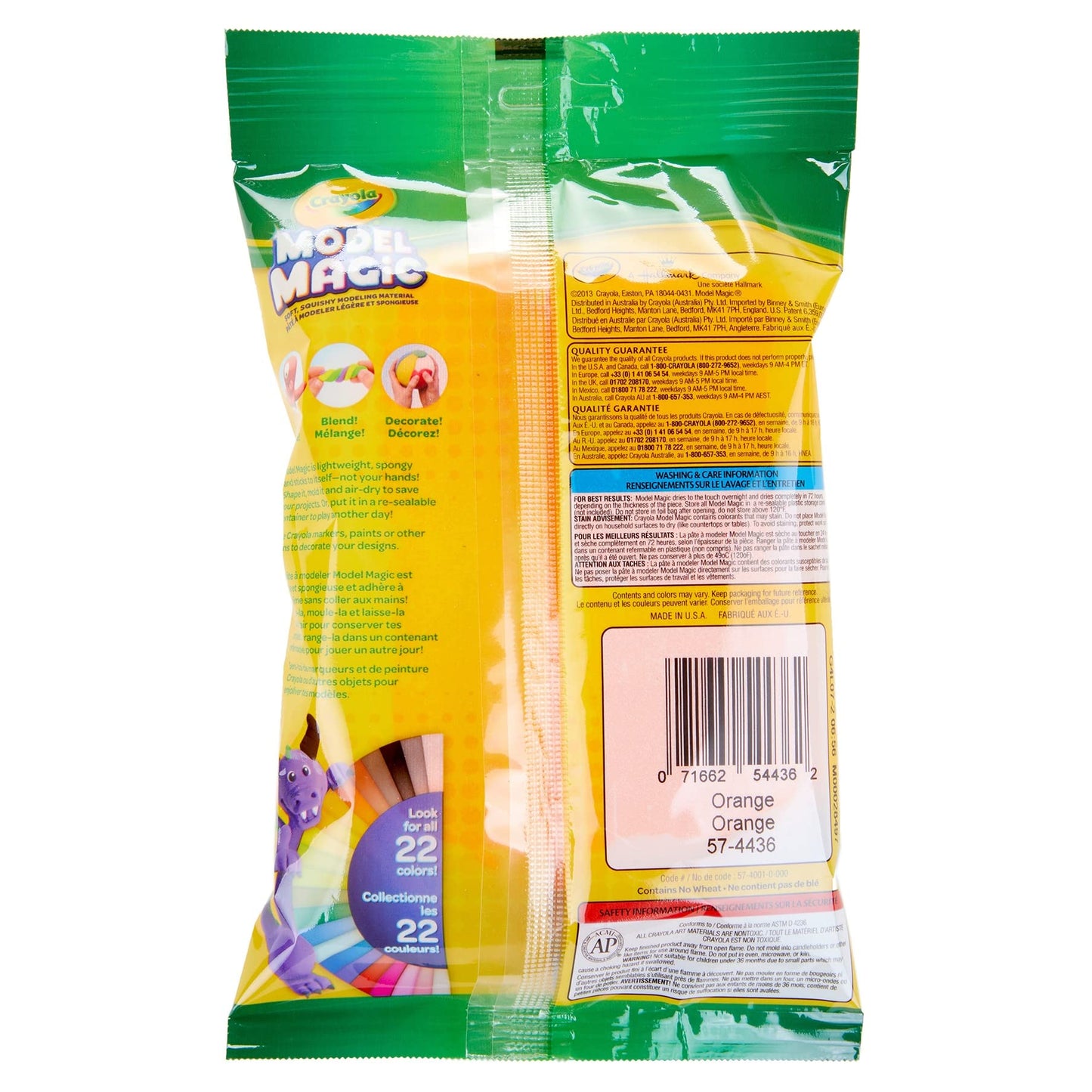 Crayola Model Magic 4oz-Orange