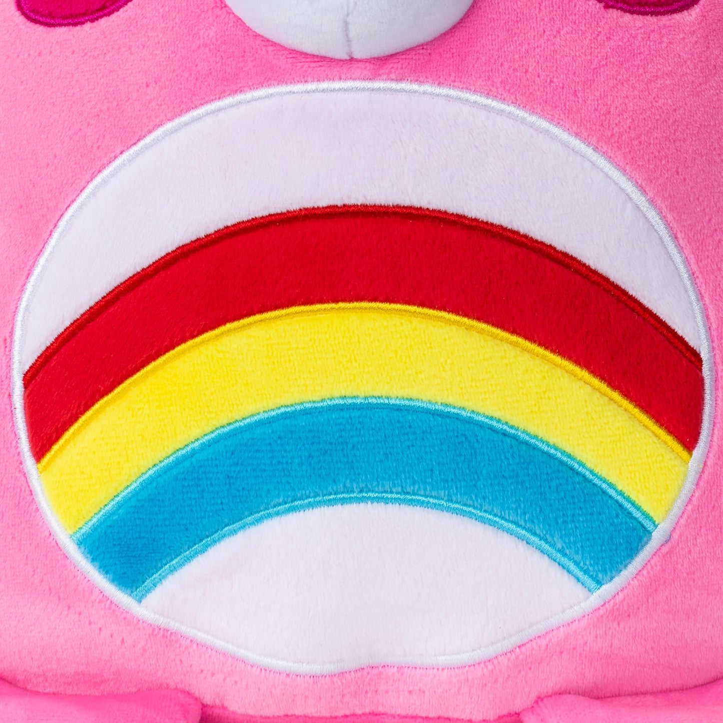 Care Bears Cheer Bear 10" Plush - Soft Pink Polyester Toy for Ages 4+, Medium Size, Huggable Design