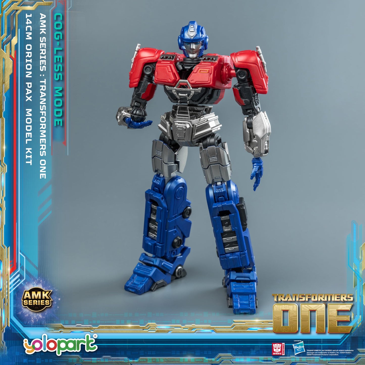 YOLOPARK Optimus Prime (Orion Pax) Transformers One Toys Cog-Less Mode,5.51 Inch Highly Articulated Transformer Toys for Boys Gi
