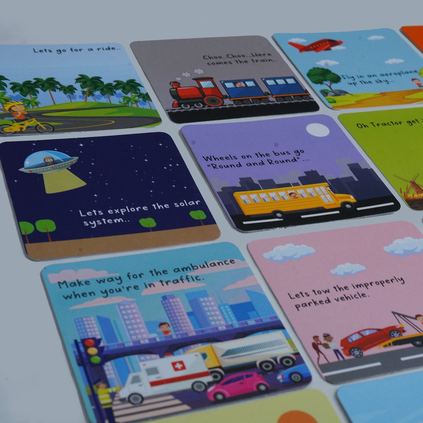 SavvySak Concentration | 36 Cards | Match UP The Vehicles | Age 3+ Years | Memory Cards Game | Educational