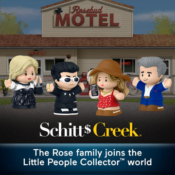 Little People Collector Schitt’s Creek Special Edition Set for Adults, 4 Multicolor Figures in Display Package