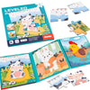 Astaron Magnetic Puzzles For Toddlers, 9-12-16 Pieces Farm Learning Magnet Puzzle For Road Trip, Educational Travel Toys Car Plane Activities For Kids, Kids Birthday Gifts