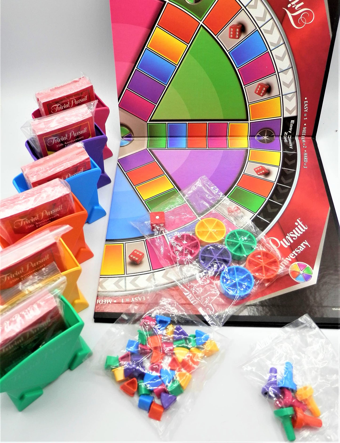 Trivial Pursuit 25th Anniversary Edition Board Game - Multicolor, Paper, Model 44951
