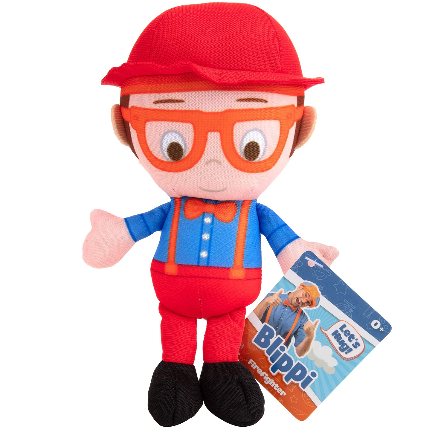 Blippi 7 Fireman, Construction Worker, & Original Character Plush Figures 3-Pack - Officially Licensed - Quality & Soft Collecti