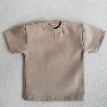 1/6 Custom Scale 2X T-Shirt Clothes for 12'' Male Action Figure Doll Clothes Toy (Brown+Green)